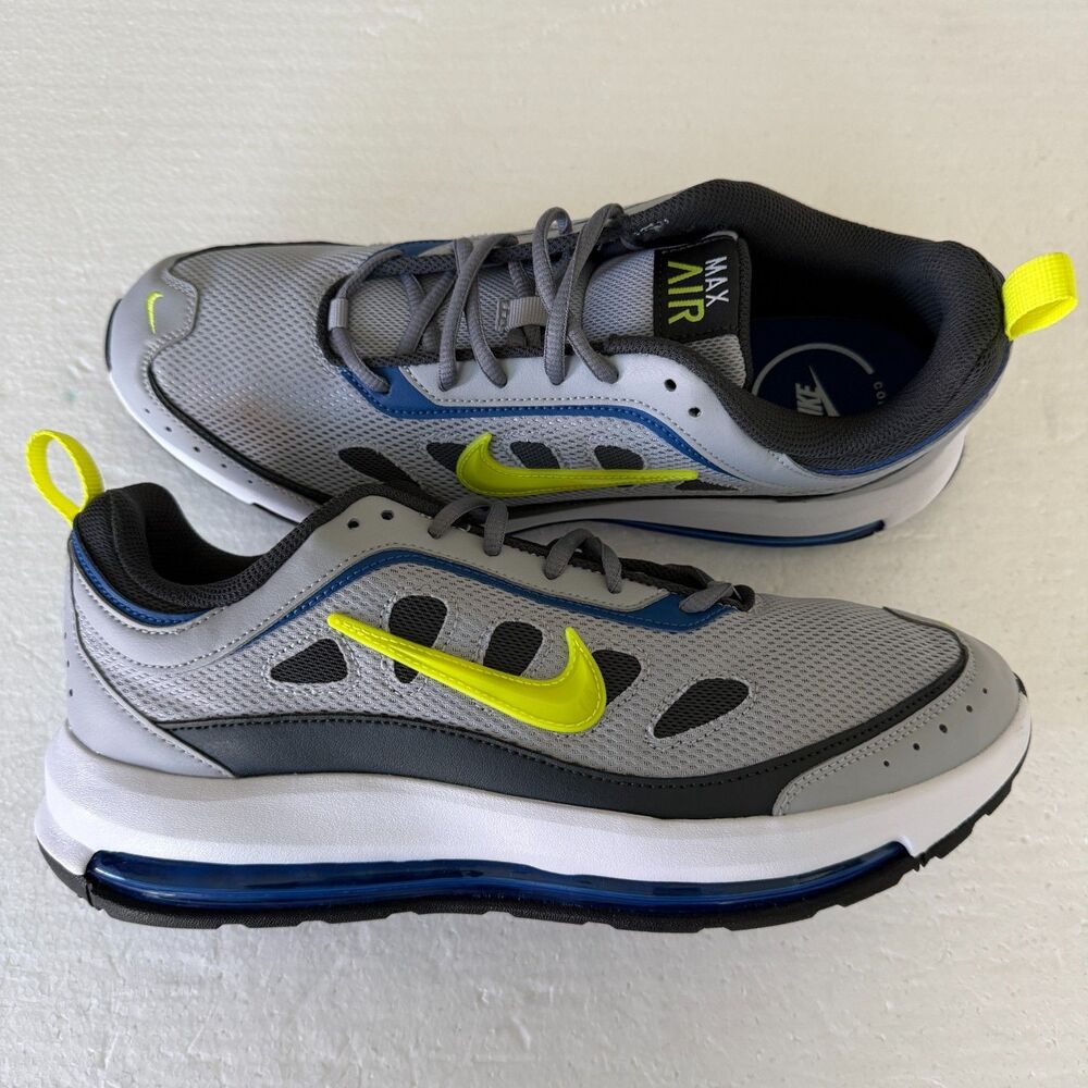 Nike Air Max AP 'Wolf Grey Lemon Venom' Men's Running Shoes Size 11.5 NEW